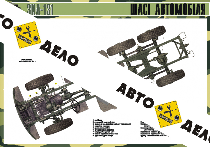 Шасси автомобиля ЗИЛ-131