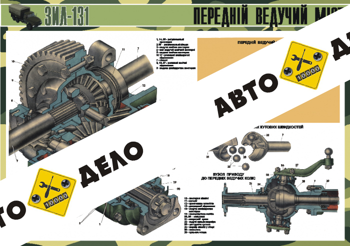 Передний ведущий мост ЗИЛ-131