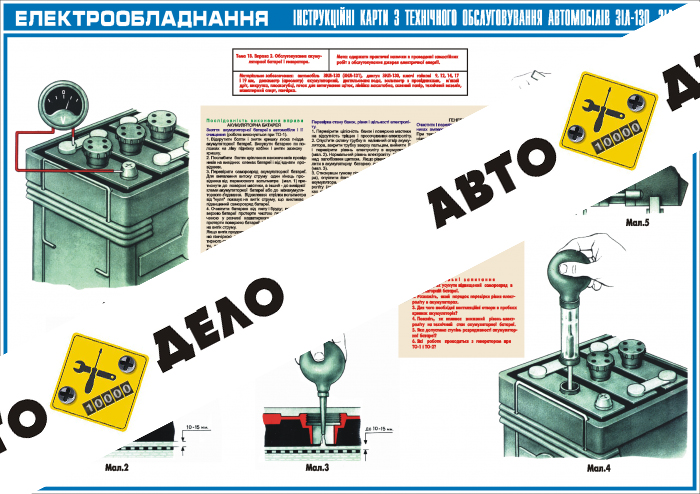 Электрооборудования. Обслуживание аккумуляторной батареи и генератора