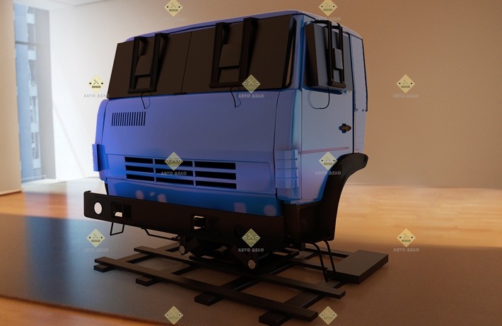 ТРЕНАЖЕР ВАНТАЖНОГО АВТОМОБІЛЯ КАМАЗ/КРАЗ НА БАЗІ КАБІНИ