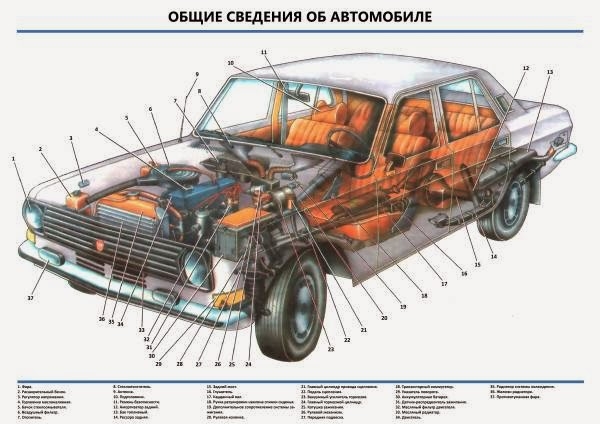 Устройство автомобиля 